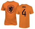 Netherlands Soccer #4 Virgil Van Dijk World Football Adult and Youth Unisex