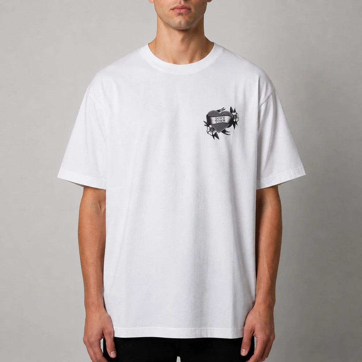 OVO White Downtown Heart Exclusive Tee Shirt - XL - New Unisex