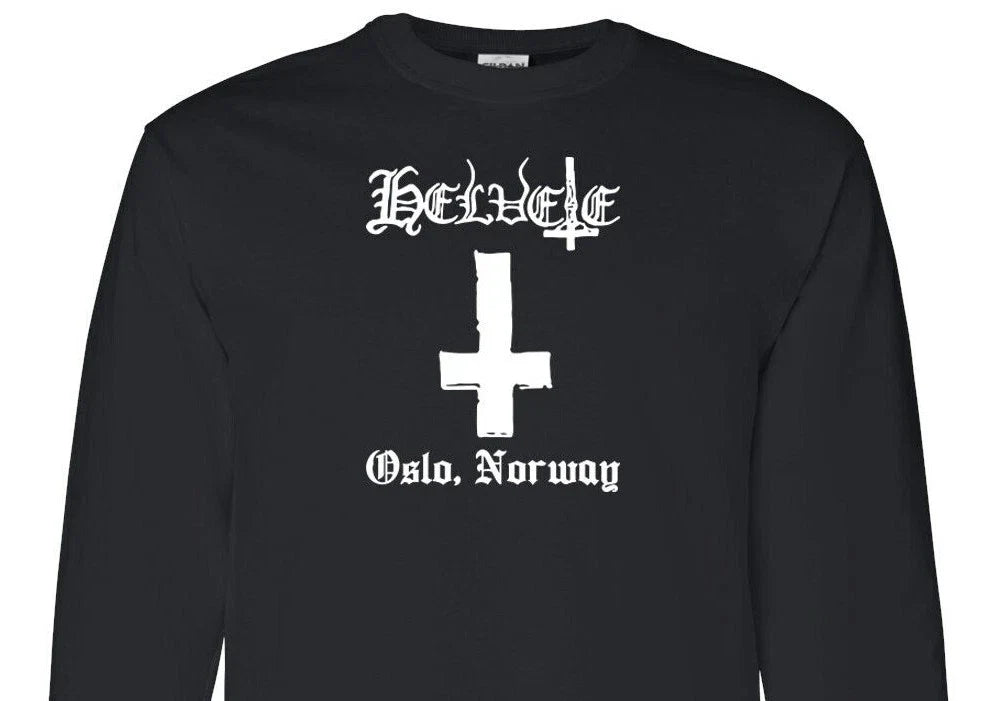 Helvete Long Sleeve black metal Mayhem Unisex