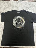 Realtree Mens Top Black americana logo mens t shirt Large Unisex