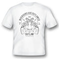 when guns are outlawed i will be a outlaw 2nd amendment guns white or black tee Unisex