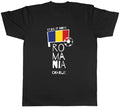 Personalised Romania Football Men Bring it Home Soccer Fan Supporter Tee Unisex