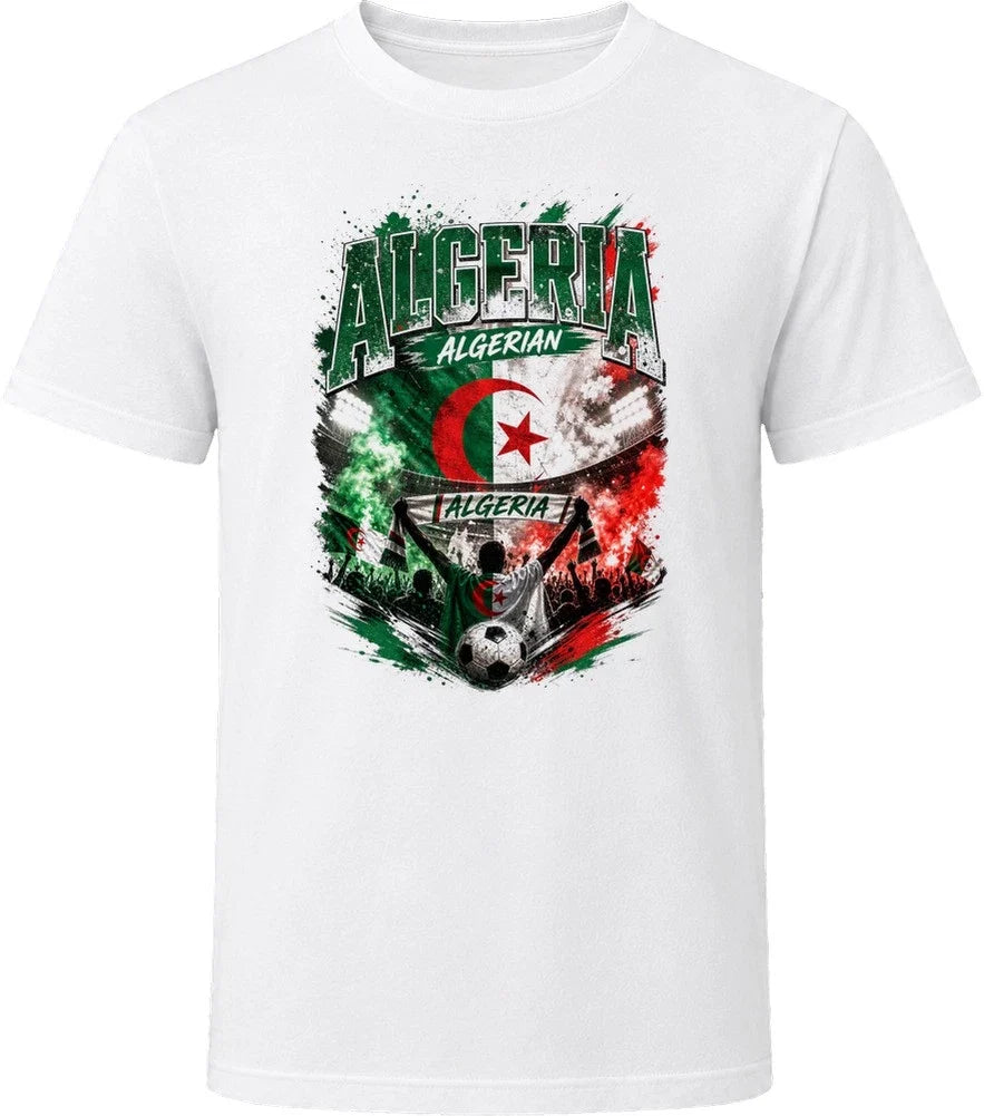 Algeria Algerian Soccer Football National Supporters T Shirt Unisex