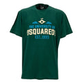 DSQUARED2 Oversize Cotton The University Logo Green 12427 Unisex