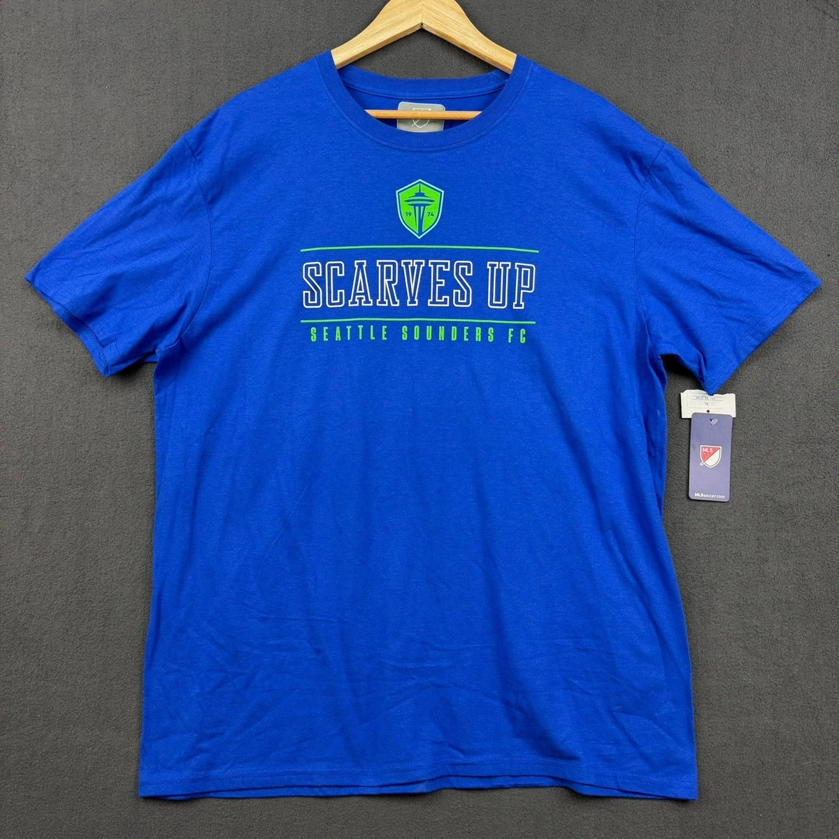 MLS Seattle Sounders Men's Size XL Blue Soccer Fan Scarves Up Apparel Unisex