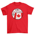CANADA Football Retro Circle, Adults Kids Or Baby, World Cup 2026 Kit Unisex