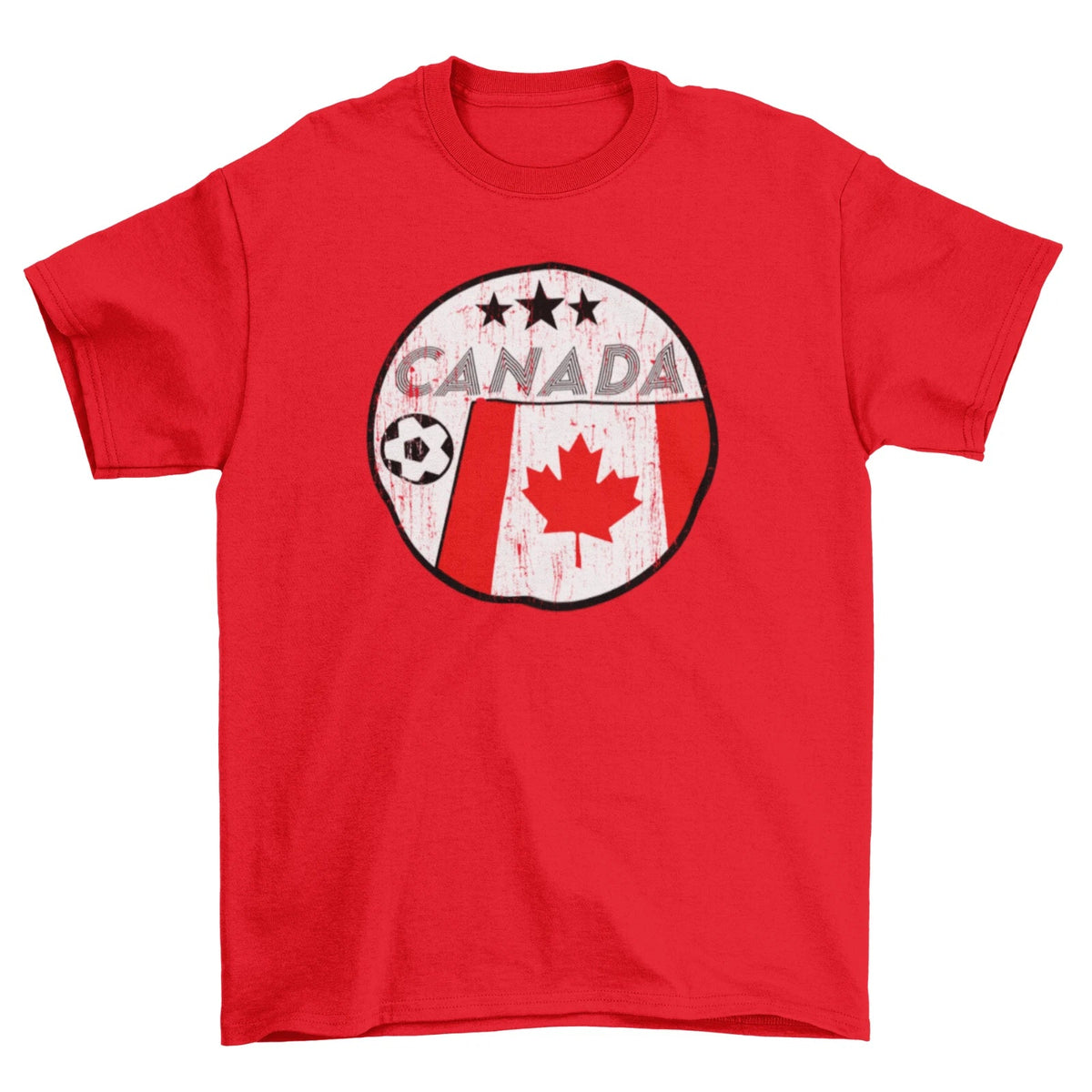 CANADA Football Retro Circle, Adults Kids Or Baby, World Cup 2026 Kit Unisex