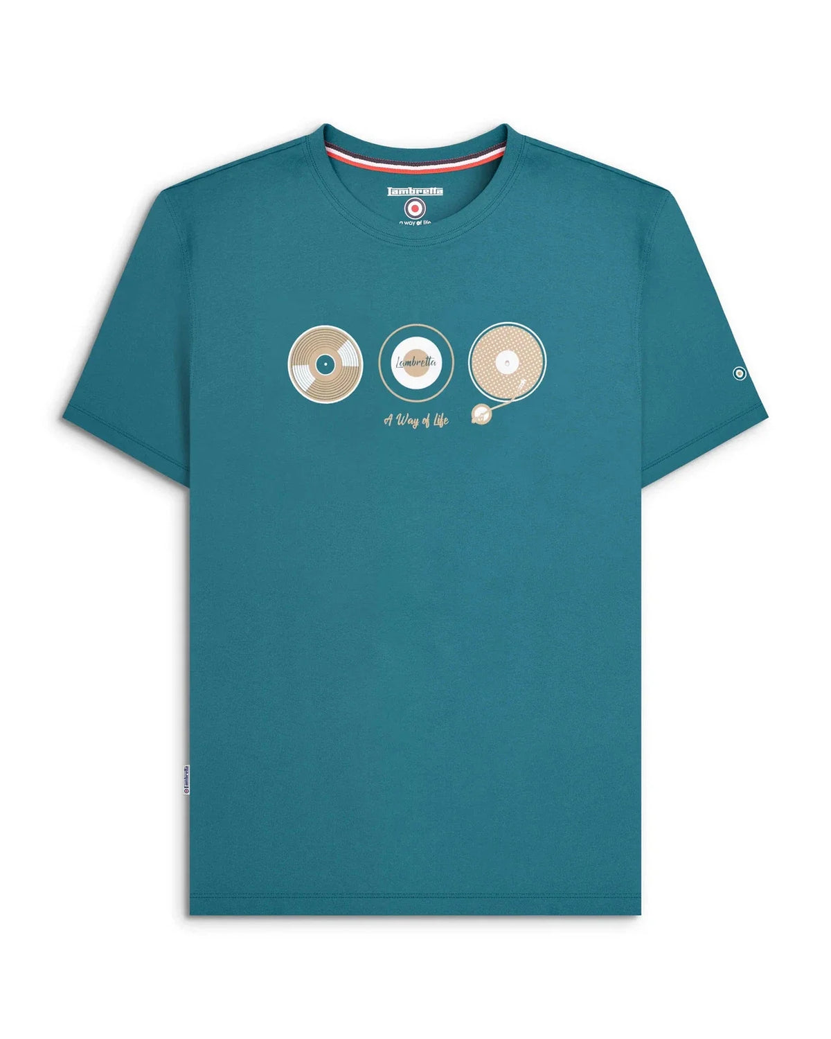 Lambretta Mens Vinyl Tee BNWT Unisex