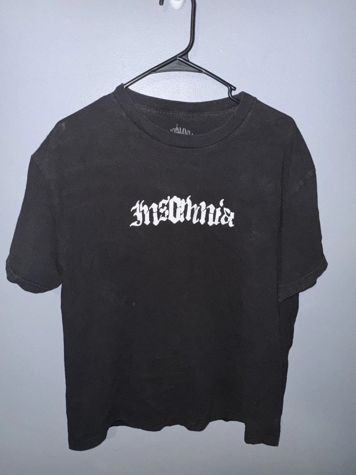 Insomnia Visuals Simple Logo Black - Rare Hard To Find Unisex