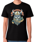 Viking Skull Valhalla Norse Soul Unisex Nordic Warrior Graphic Tee Unisex