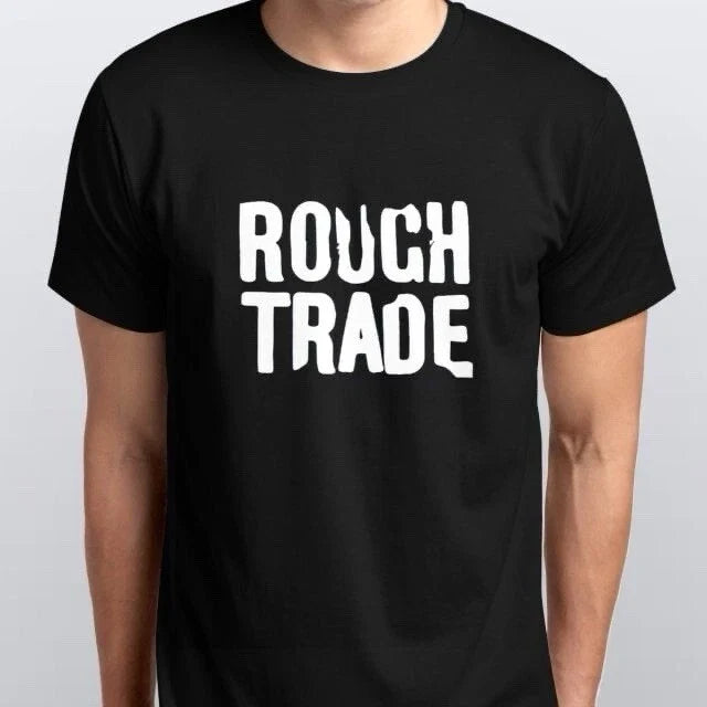 ROUGH TRADE RECORDS new sizes S M L XL XXL colours Black, White Unisex