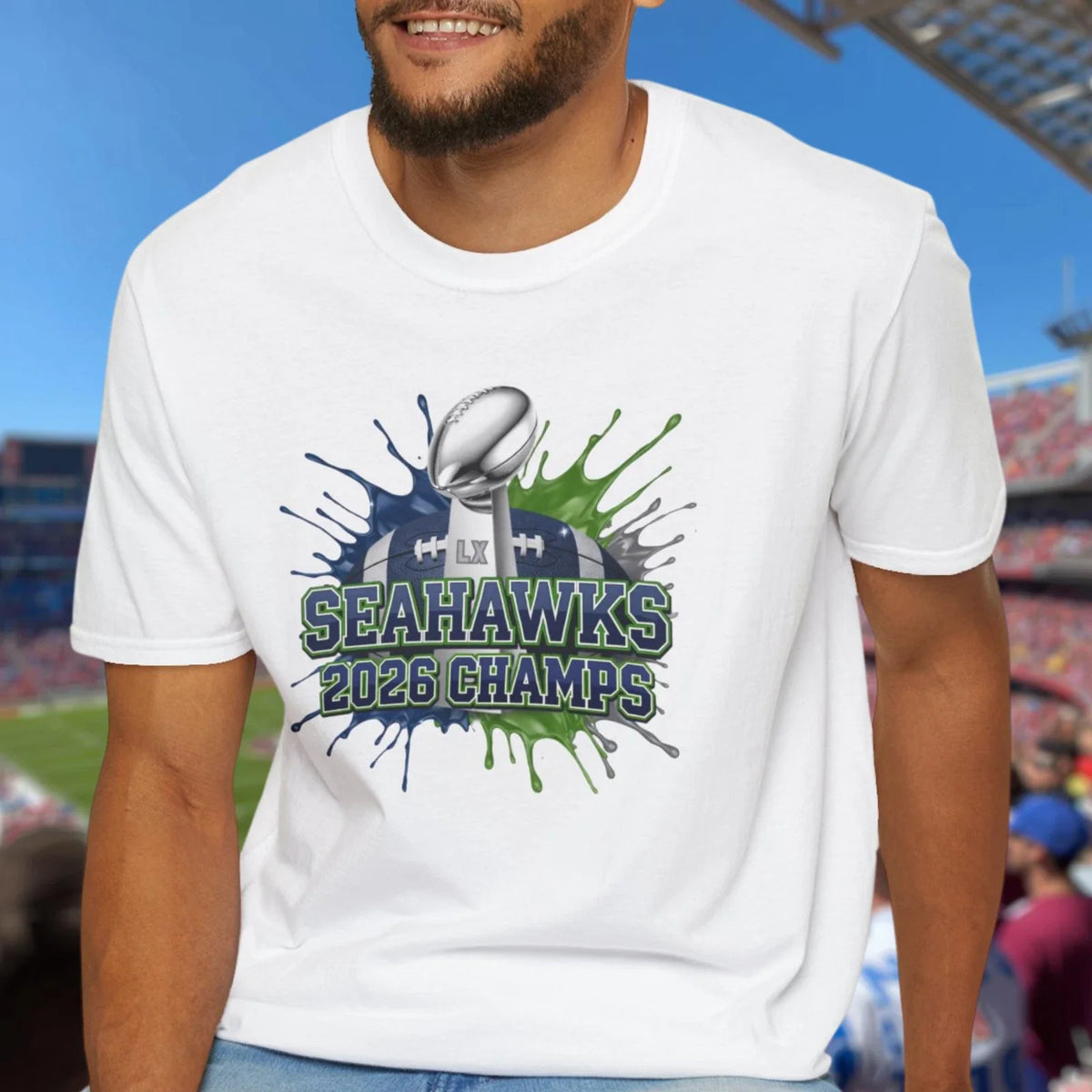 Seahawks 2026 Football Champions , Seahawks Fan Tee, Victory Fan Gift Unisex