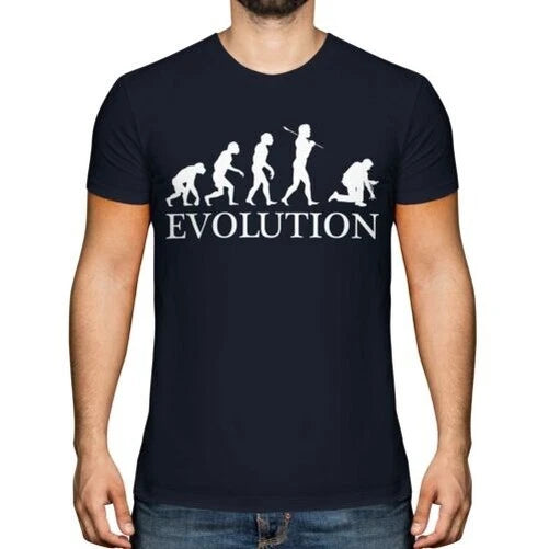 ELECTRICIAN EVOLUTION MENS T-SHIRT TEE TOP GIFT WORKWEAR GIFT S
