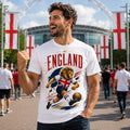 England Lion Football T Shirt, England Supporter Gift Unisex
