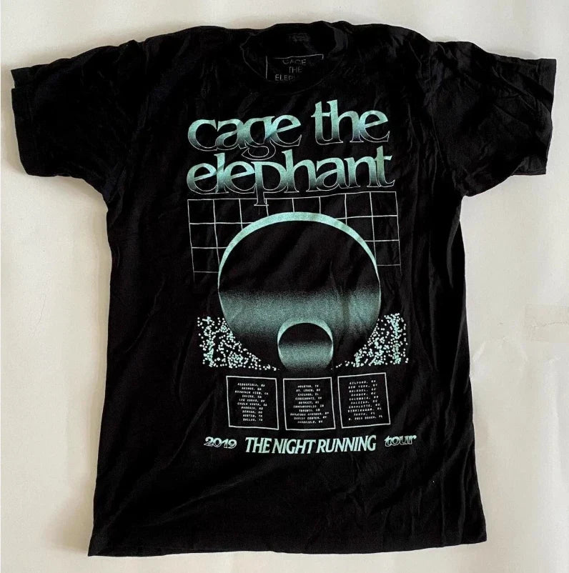 Cage the Elephant Night Running Tour Unisex Tee All size S-4XL Unisex