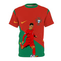 Portugal Pride Unisex Tee, Soccer Fan Shirt, Customized Sportswear, Gift [...] Unisex