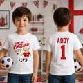 Personalised Come On England Football Supporter Teddy Name Shirt Gift Unisex