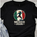 Mexico 2026 World Soccer TShirt Futbol Shirt Mexican Flag Tee Gildan Unisex Unisex