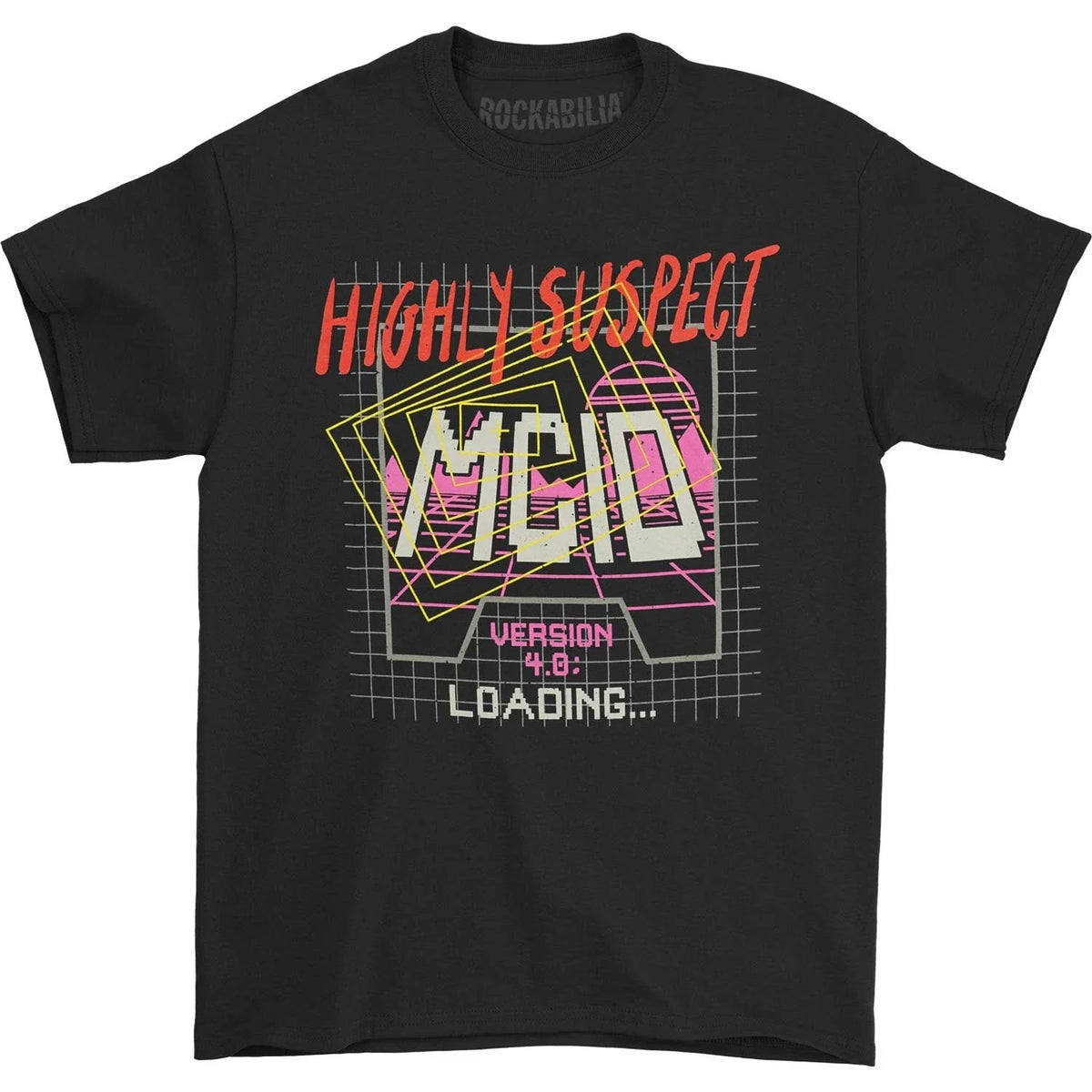 Men's Highly Suspect Game Grid Tee (Black) Large Black Unisex