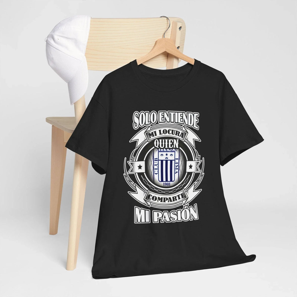 Peruvian Soccer Unisex Tee, ALIANZA LIMA Design, Football Shirt, Sports Fan Unisex