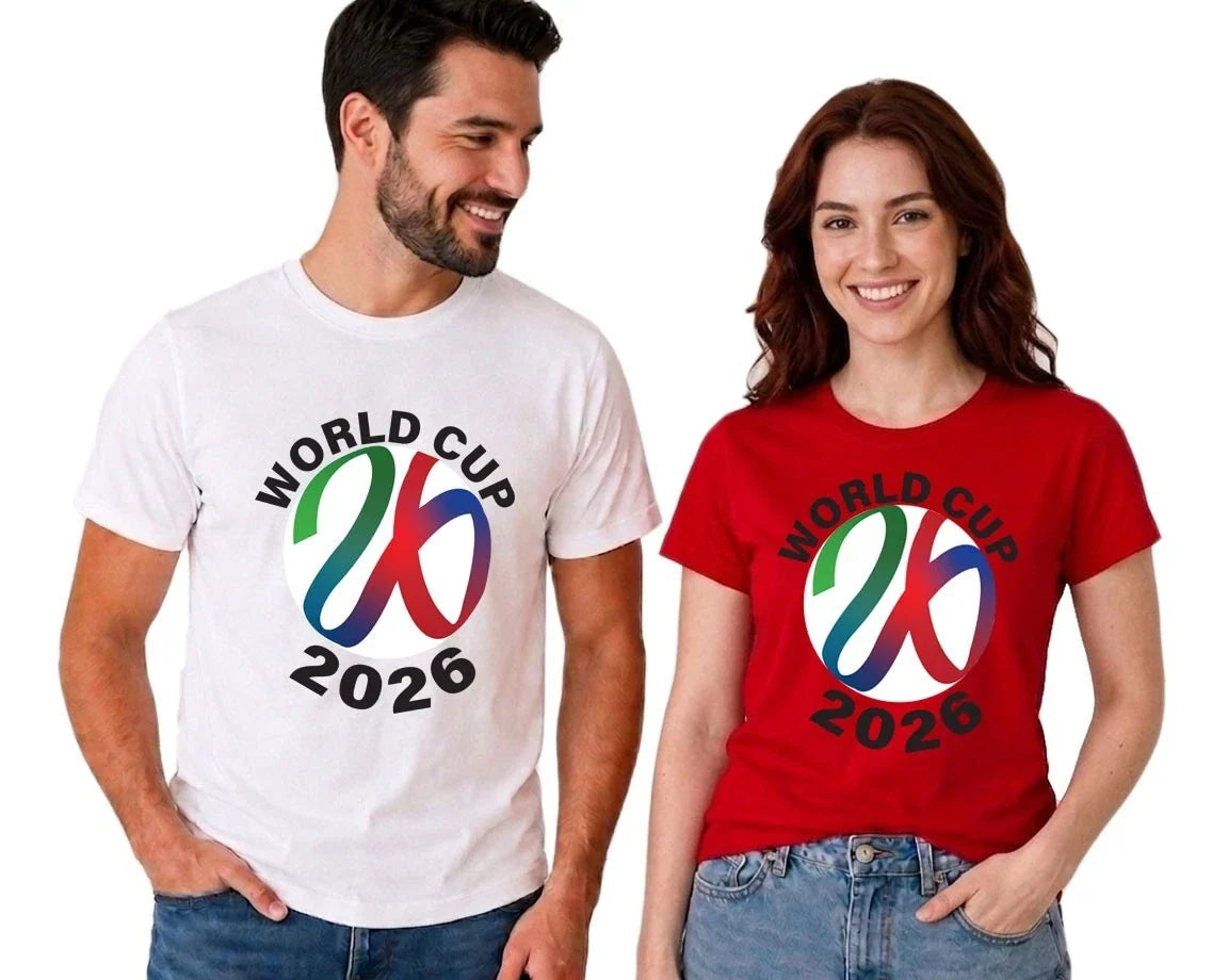 World Cup 2026 Soccer Cup Adult Kids T Shirt Football Fan Unisex Tee Gift S-2XL Unisex