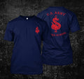 US Army Sniper School Logo - Custom Men's Back and front Tee Unisex