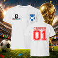 Personalised Scotland Football World Cup 2026 Tee Any Name Number Gift Unisex