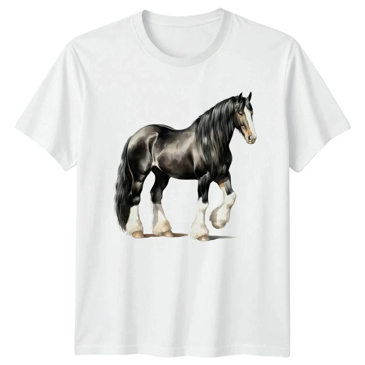 Watercolor Horse Equestrian Wildlife Gift For Him And Her Unisex