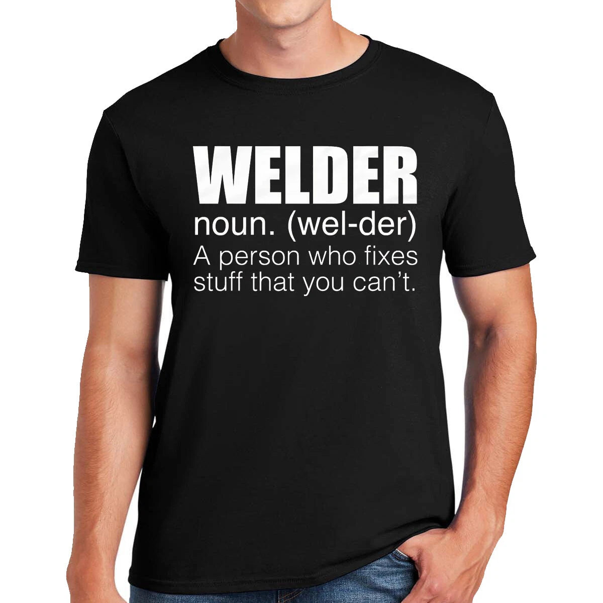 Welder T-Shirt Engineer Mens Funny Gift Present Novelty Top Tee