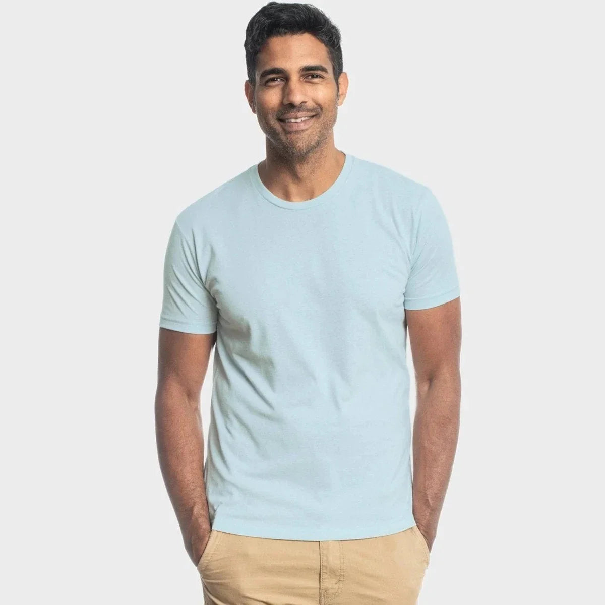 True Classic Classic Baby Blue Crew Neck New Unisex