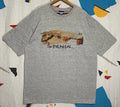 Vintage 90s Umbro Tshirt XL Soccer The First Red Card Since 1924 Art RARE Unisex
