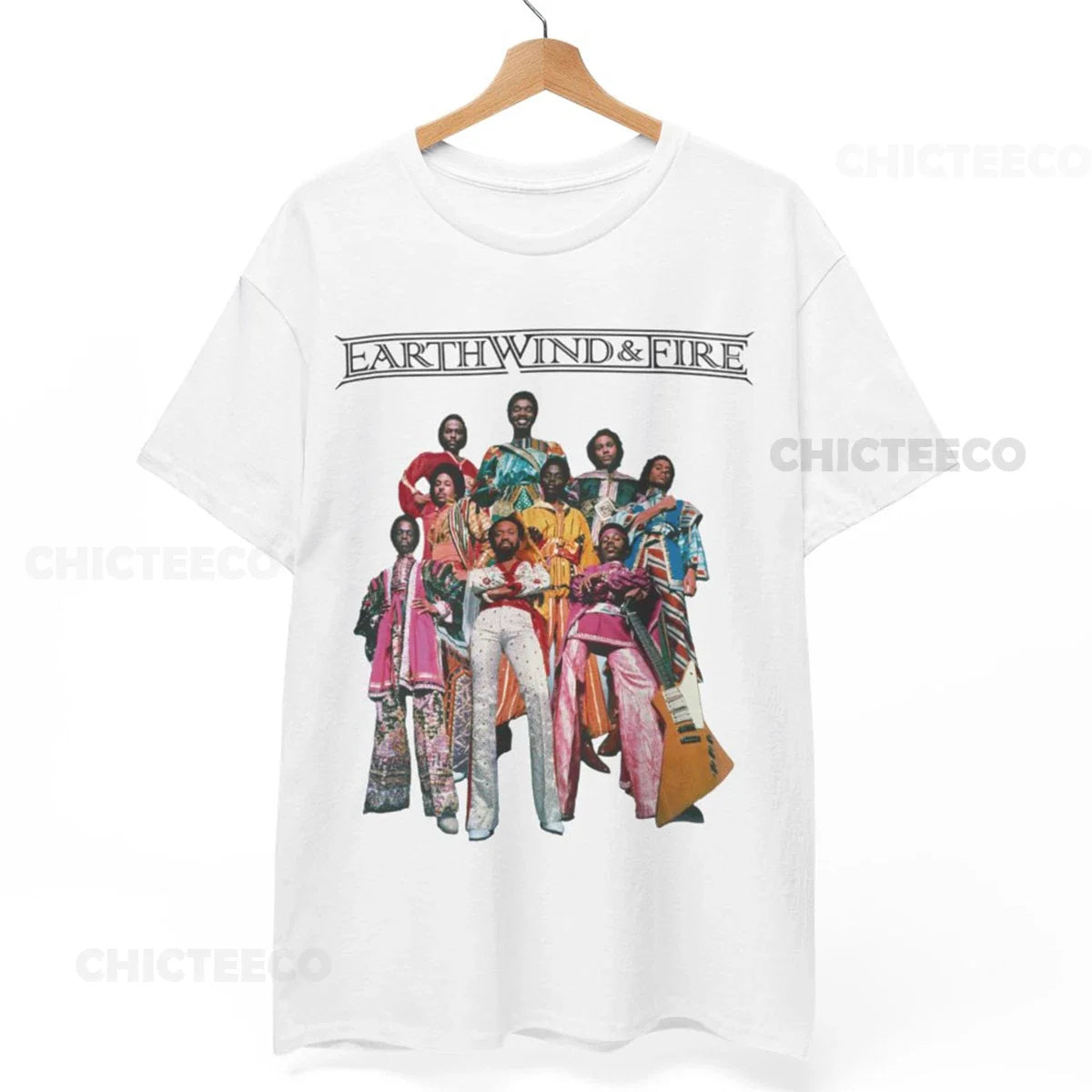 Earth Wind & Fire | Vintage Funk Soul Disco Pop Jazz Tee | Unisex Shirt Unisex