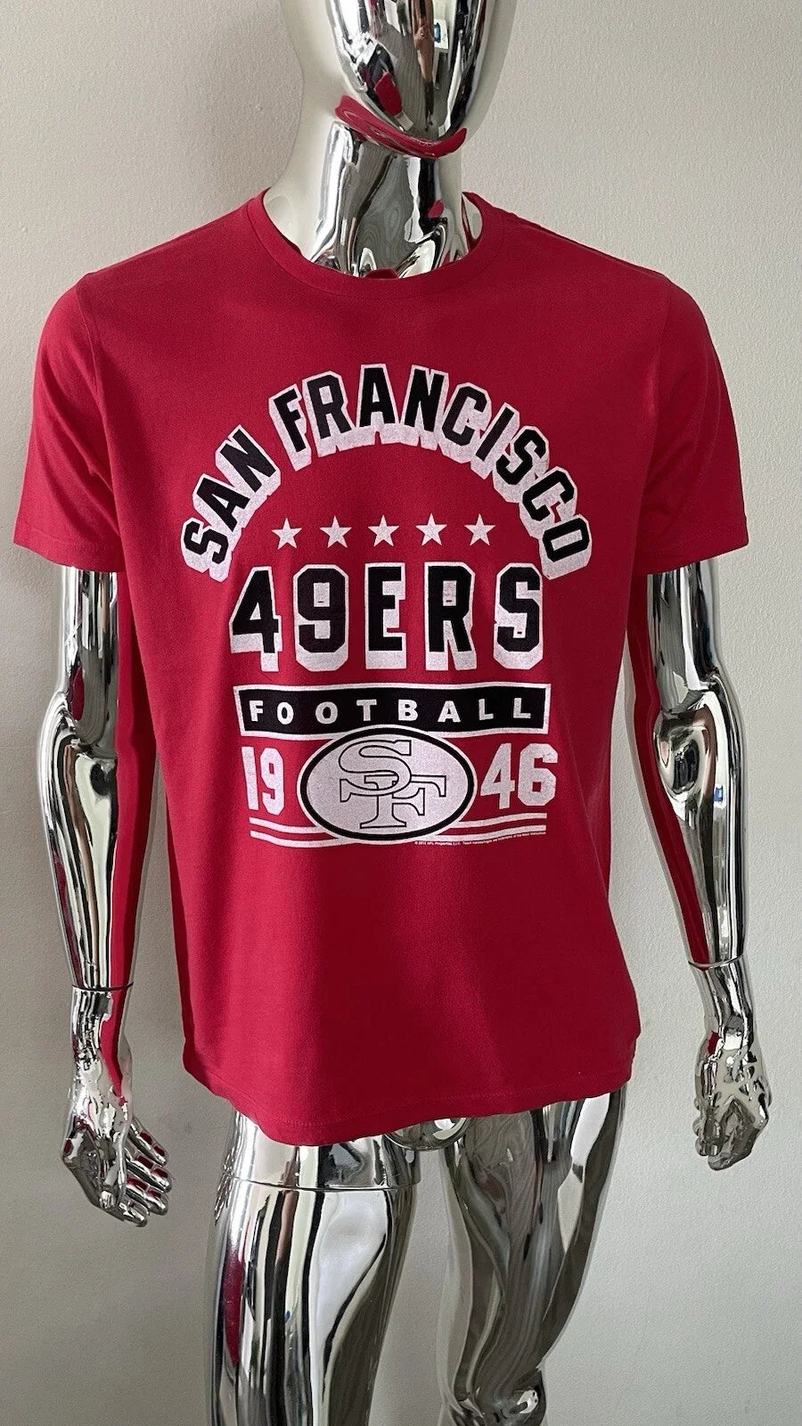 NEW Junk Food Men Color Red Size M San Francisco 49 ERS Football Unisex