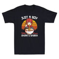 Just A Boy Who Loves Anime And Ramen Japanese Otaku Funny Vintage Men's Unisex