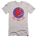 Top Gun Slim Fit VF-1 Logo Silver Tee Unisex