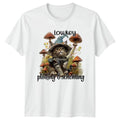 Lowkey Plotting & Scheming T-Shirt Wizard Cat Animal Birthday Gift