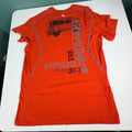 Lululemon Mens XL Orange Graphic T Shirt Athletic Training Tee Unisex