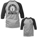 Custom Garage Bikers Vintage Classic Custom Motorcycle Graphic 3/4 Sleeve Raglan Unisex