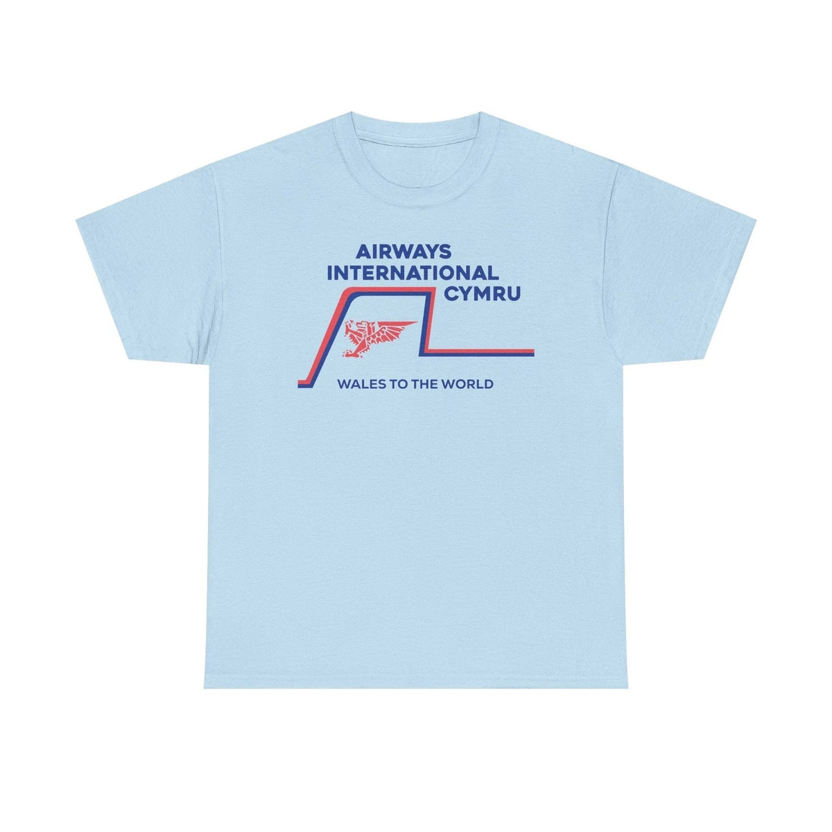 Airways International Cymru Wales To The World Vintage Airline Logo Unisex