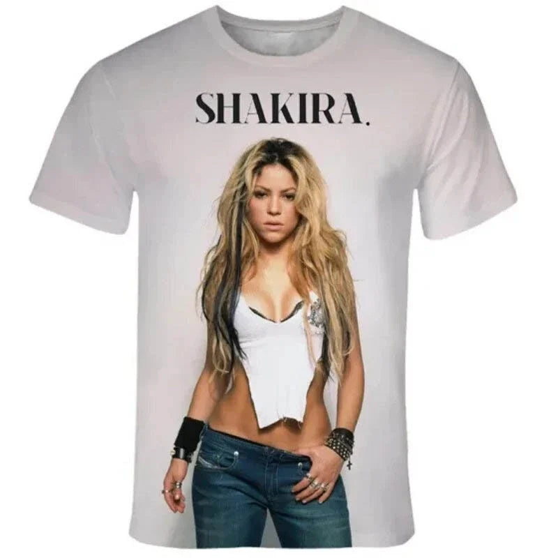 Sexy SHAKIRA 3D Printing Casual Polyester 100-160 & S-5XL Unisex. Unisex