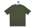 Kired by Kiton $295 NWT Crepe Cotton Short Sleeve Green Slim M (50 IT) Unisex