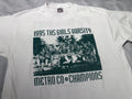 1995 Vintage 90s Varsity Girls Soccer Champions , White Fruit Of Loom L Unisex