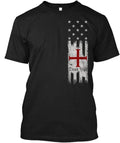 Deus Vult Flag Made in the USA Size S to 5XL Unisex