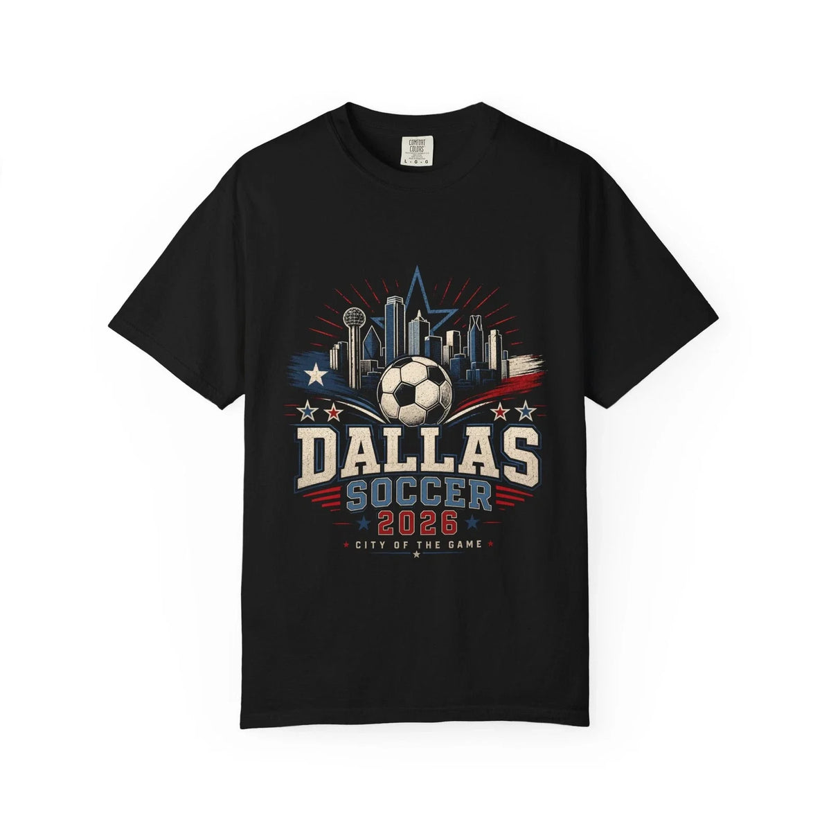 Dallas Soccer | City Skyline Fan Shirt | Texas Soccer Tee Unisex
