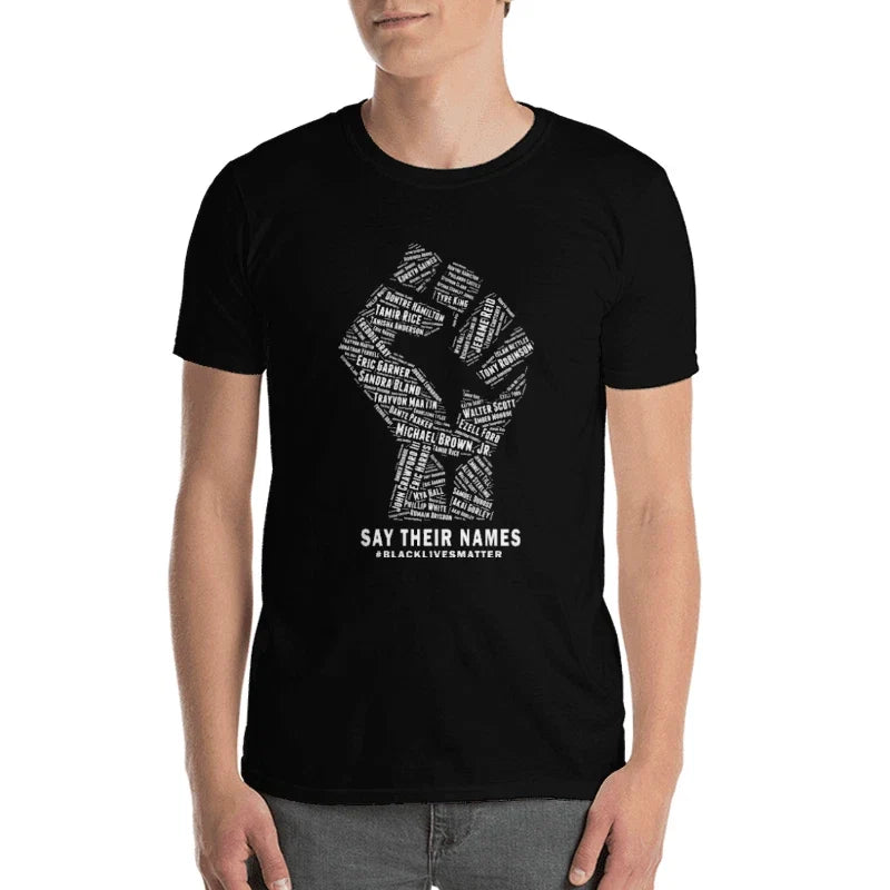Black Lives Matter Say Their Names #BLM Tee Gildan Unisex S/M/L/XL/2XL Unisex