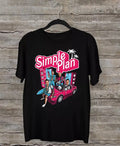 Simple Plan Tour 2023 Short Sleeve Black Cotton All Size Shirt Unisex