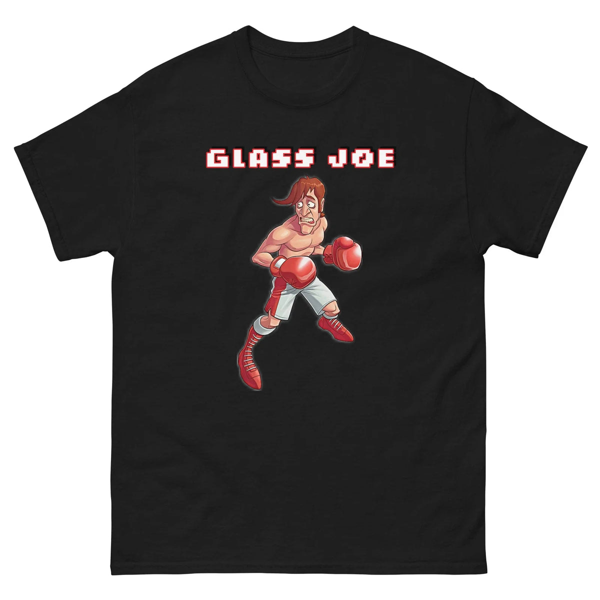 Custom Glass Joe Tee | Retro | Mike Tyson's Punchout Character Glass Joe Unisex