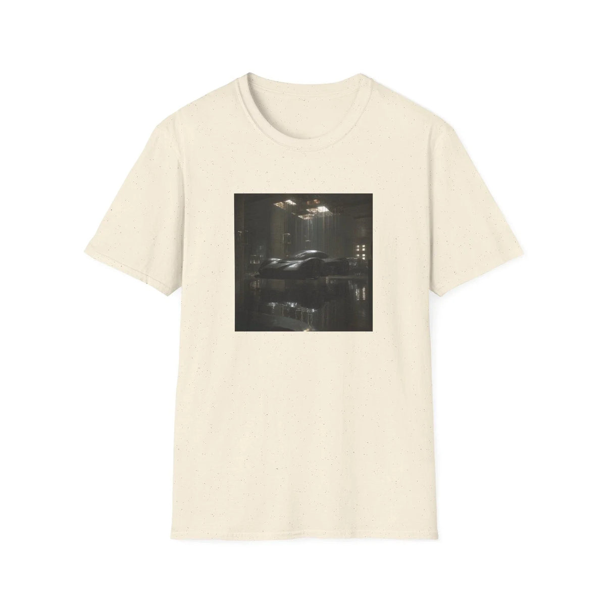 Noir City Car T Shirt | Urban Night Photography Graphic Tee | Unisex Unisex
