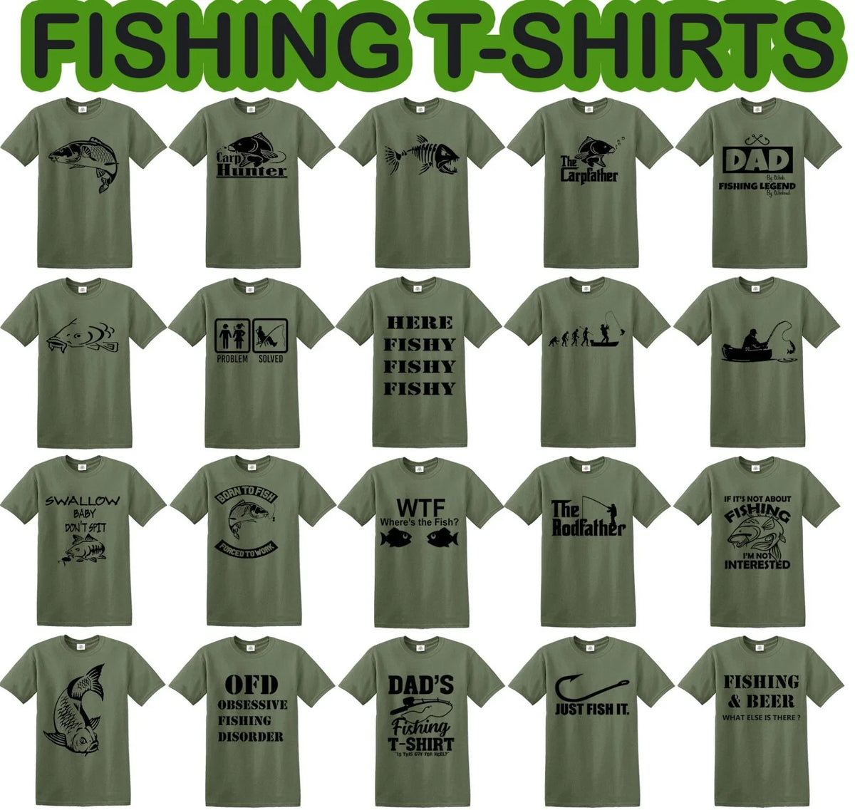 Fishing Gifts for Men- Fisherman Clothing Koi Dad Fathers Day Carp Tee Unisex