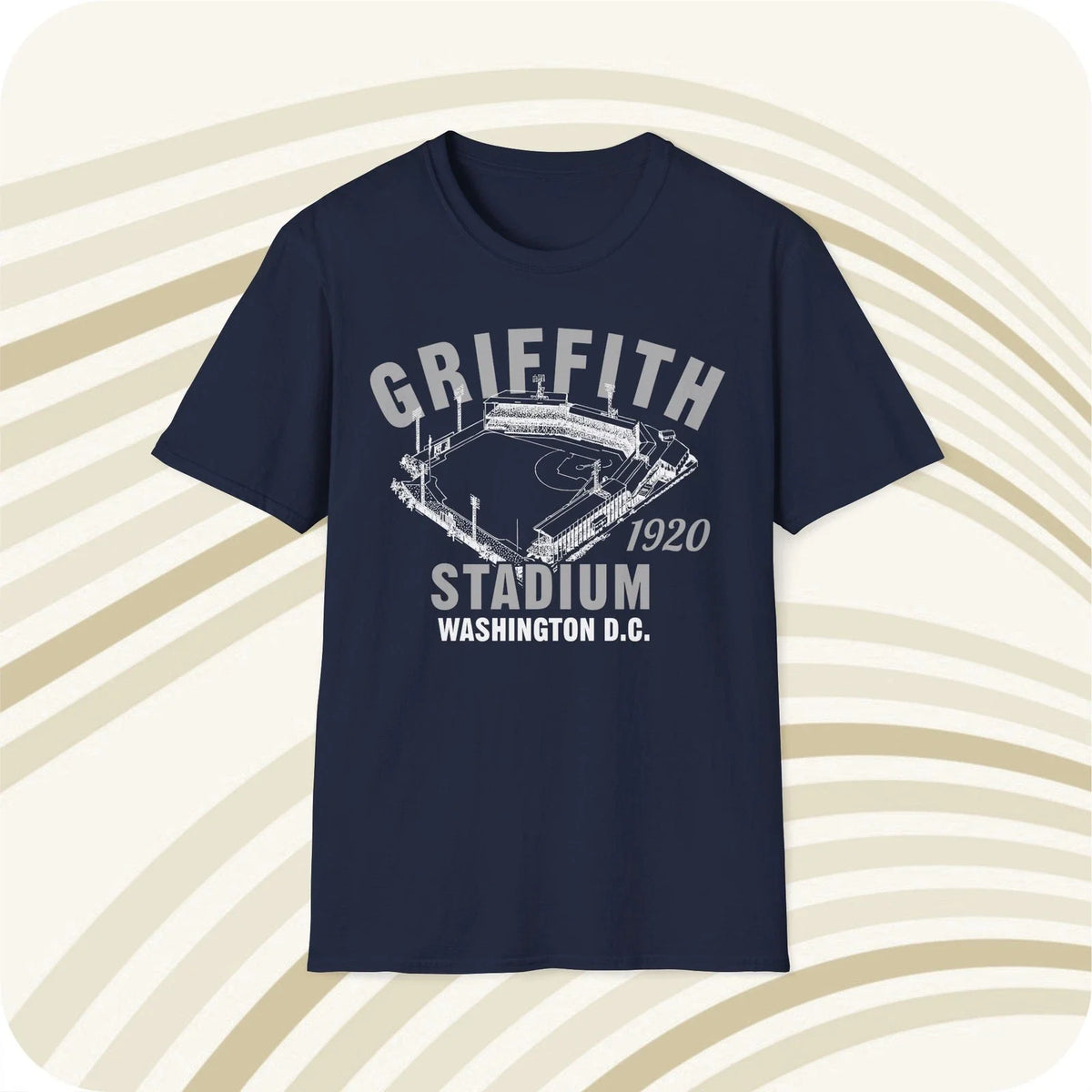Griffith Stadium 1920 Classic Cut Baseball - Washington Senators Unisex